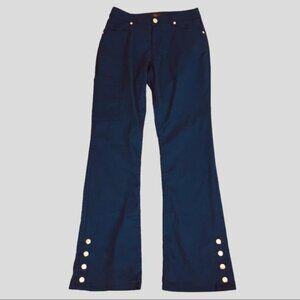 Jaanuu Shanti Scrub Pants Womens XS Royal Blue Bootcut